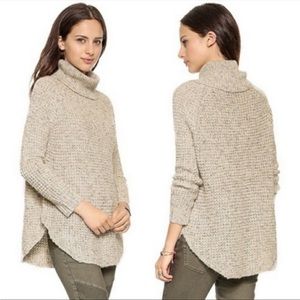 Free People Dylan Tweedy Turtleneck Sweater